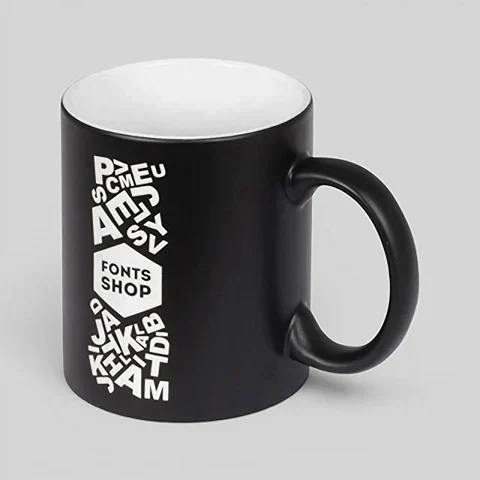 Кружка с покрытием для гравировки «Subcolor BLK»
