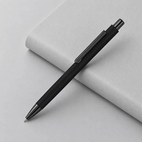 Металлическая шариковая ручка «Ellipse gum» soft touch с зеркальной гравировкой