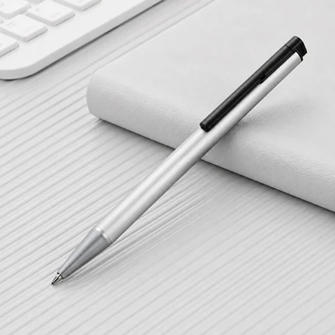 Ручка шариковая металлическая «Jobs» soft-touch с флеш-картой на 8 Гб