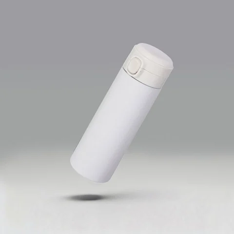 Вакуумная термокружка c кнопкой «Guard», soft-touch, 400 мл, тубус