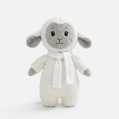 Мягкая игрушка Beastie Toys, овечка с шарфом