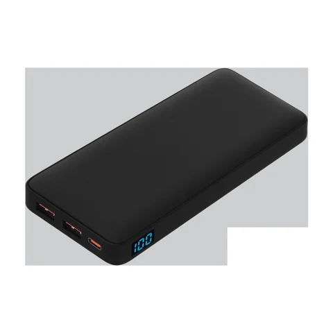 Внешний аккумулятор с подсветкой Анкор Плюс PD (Ancor PD Plus)10000 mAh, черный