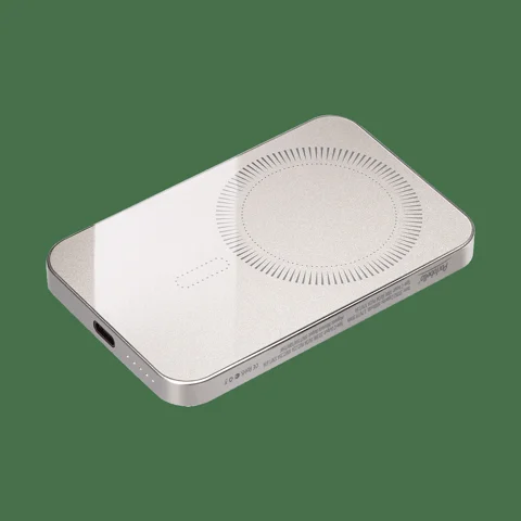 Внешний аккумулятор Артекс PD (Artex PD) 5000mAh с функцией беспроводной зарядки 15W, титановый
