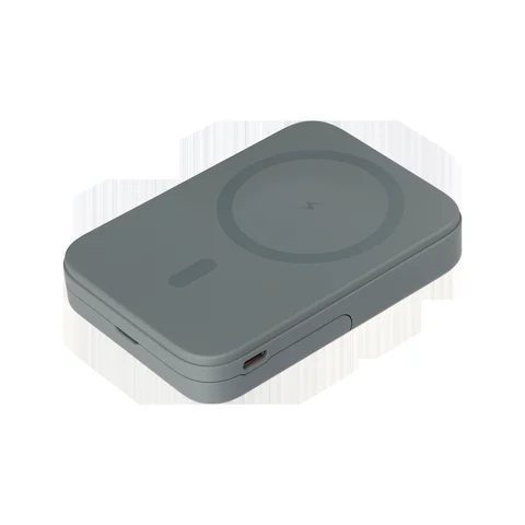 Внешний аккумулятор Юнион PD (Union PD) 10000mAh с функцией беспроводной зарядки 15W, серый