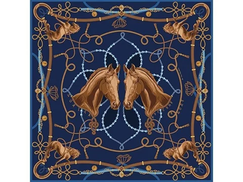 Платок «Конный клуб»