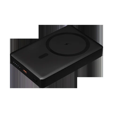 Внешний аккумулятор Атлантис Плюс PD (Atlantis PD Plus) 10000mAh с функцией беспроводной зарядки 15W, черный