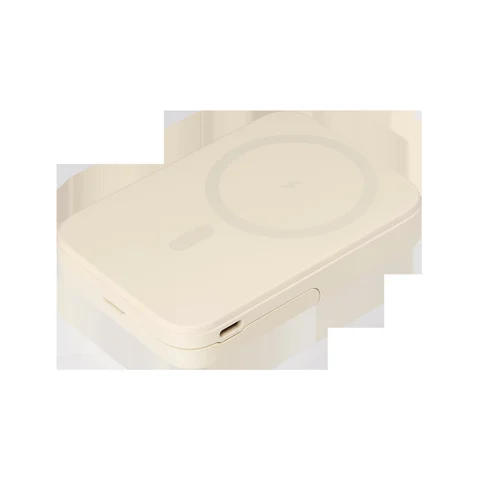 Внешний аккумулятор Юнион PD (Union PD) 10000mAh с функцией беспроводной зарядки 15W, бежевый