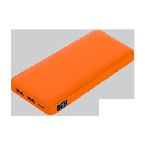 Внешний аккумулятор с подсветкой Анкор Плюс PD (Ancor PD Plus) 10000 mAh, оранжевый