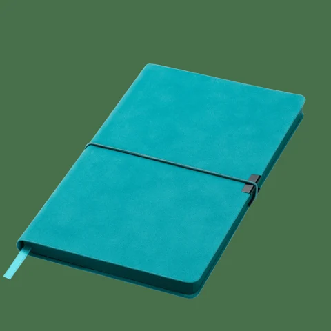 Ежедневник Ин Велюр (In Velour) недатированный, бирюзовый
