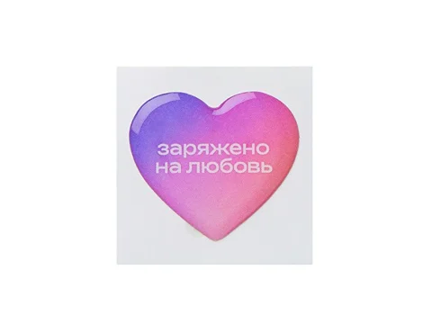 Объемный стикер из смолы