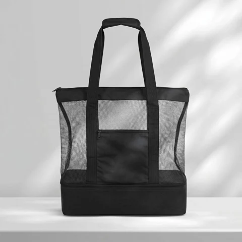 Сумка для шопинга и пляжа «Coolmesh» с изотермическим отделением внизу