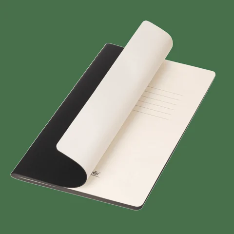 Блокнот Корса слим (Corsa slim), черный
