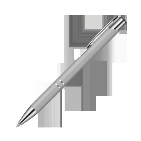 Шариковая ручка Альфа (Alpha), серебряная