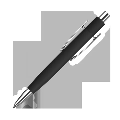 Шариковая ручка Смарт (Smart) с чипом передачи информации NFC, черная
